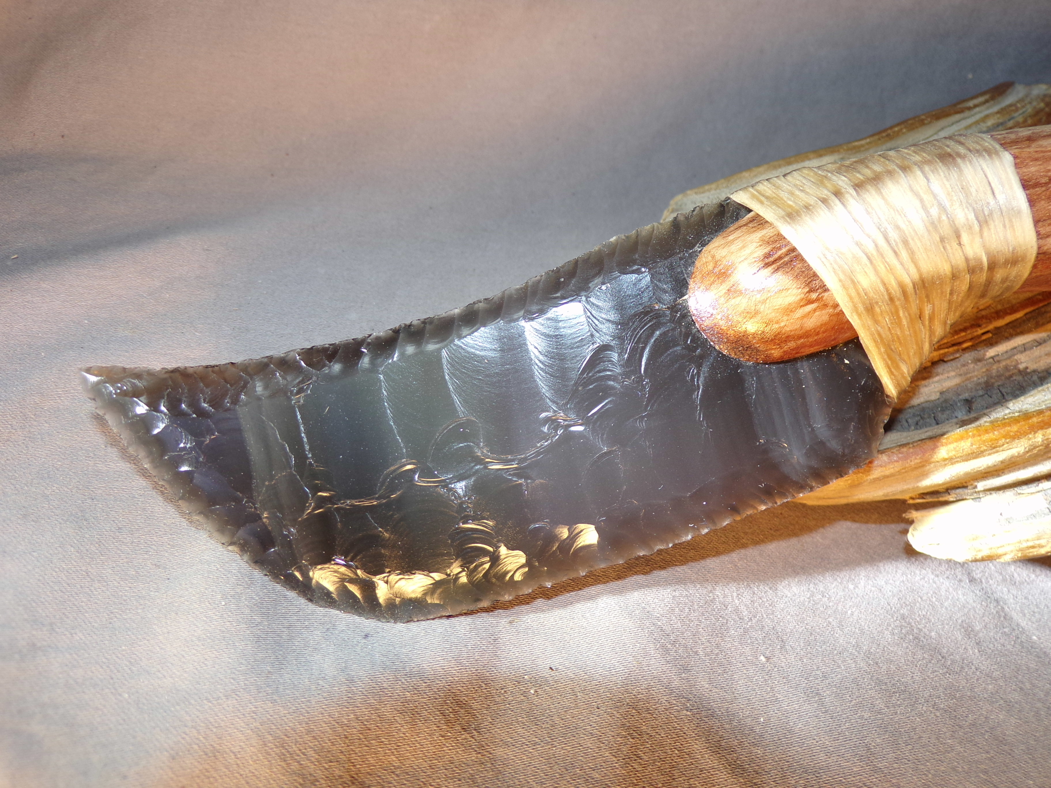 Close up of Obsidian Knife